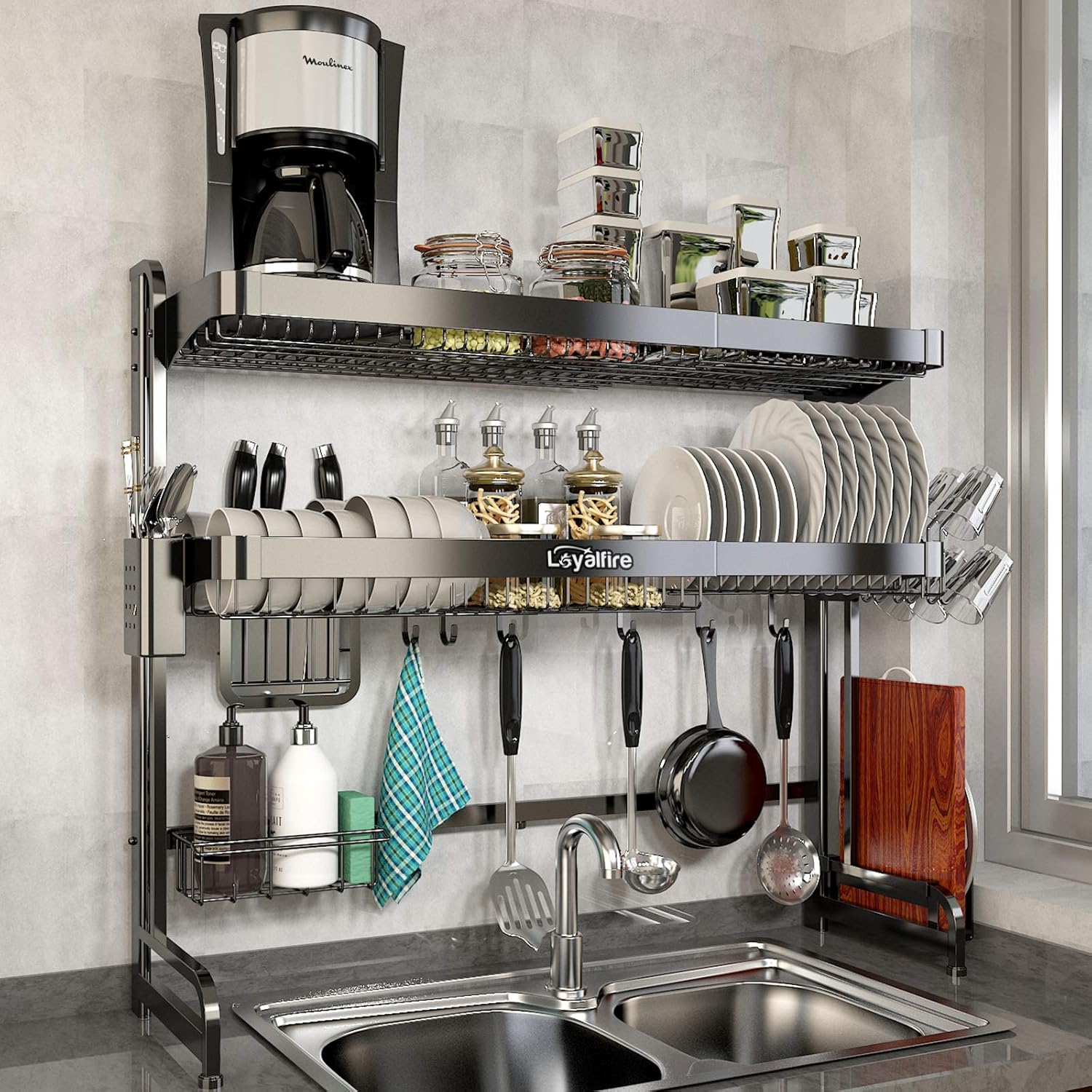 Declutter Your Kitchen with the Ultimate Collapsible Dish Drying Rack