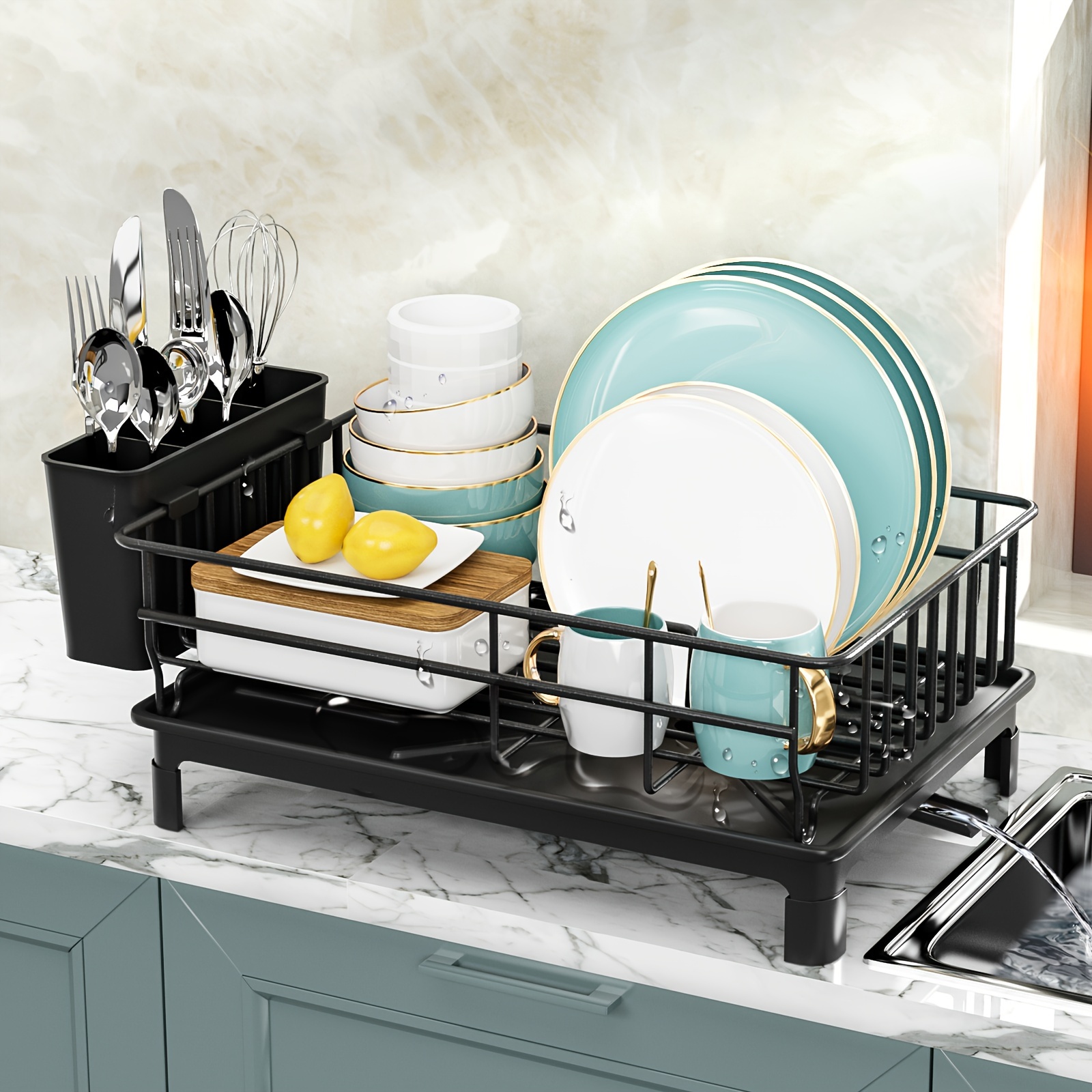 KitchenAid Compact Dish Drying Rack: Maximize Your Counter Space